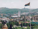 Der Ausblick vom Unionsgebude (Uniegebou) ber die Stadt Pretoria.