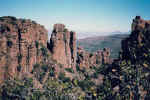 Das Tal der Verlassenheit (Vallei van Verlatenheid) in der Groen Karru (Groot Karoo).